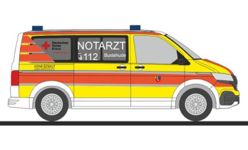 Volkswagen T6 1/87 Rietze .1 Bus DRK Buxtehude diecast model cars