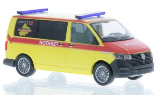 Volkswagen T6 1/87 Rietze .1 Bus Rettungszweckverband Chemnitz - Erzgebirge diecast model cars