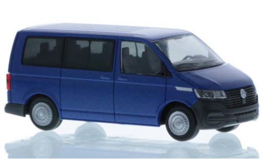 Volkswagen T6 1/87 Rietze .1 metallic blue court- empattement diecast model cars