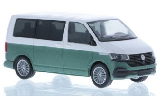 Volkswagen T6 1/87 Rietze .1 white/metallic green court- empattement diecast model cars