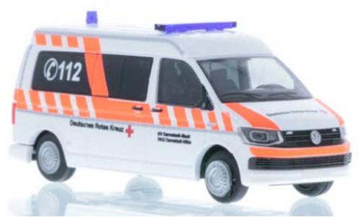 Volkswagen T6 1/87 Rietze Bus DRK Darmstadt-Mitte diecast model cars