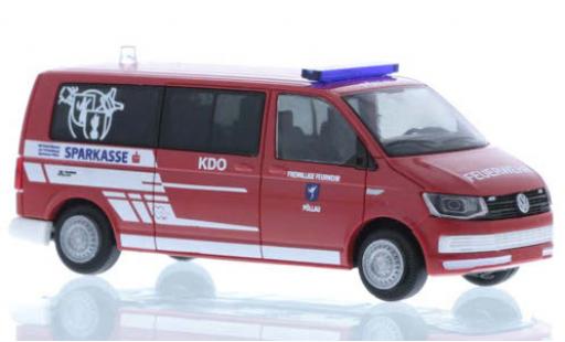 Volkswagen T6 1/87 Rietze Feuerwehr Pöllau (AT) plus long empattement diecast model cars