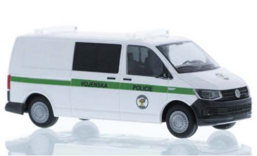 Volkswagen T6 1/87 Rietze Vojenska Policie (CZ) plus long empattement diecast model cars