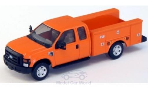 Diecast model cars Ford F-350 1/87 River Point XLT Super Cab Utility Truck orange 2008 Ford F-350 1/87 River Point XLT Super Cab Utility Truck orange 2008 diecast model cars