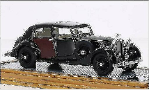 Rolls Royce Phantom Park Ward 1/43 Ilario III Sedanca de Ville black/red RHD 1937 diecast model cars