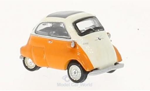 Bmw Isetta 1/87 Schuco beige/orange diecast model cars