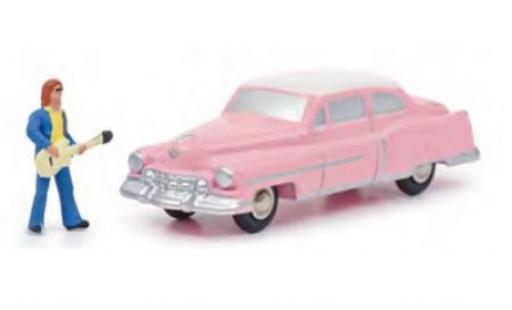 Diecast model cars Cadillac Eldorado 1/90 Schuco pink/white The King avec figurine Cadillac Eldorado 1/90 Schuco pink/white The King avec figurine diecast model cars
