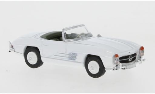 Diecast model cars Mercedes 300 1/87 Schuco SL Roadster white Mercedes 300 1/87 Schuco SL Roadster white diecast model cars