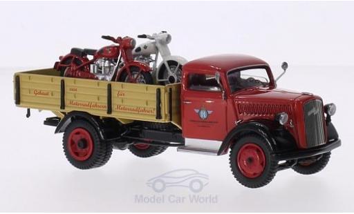 Diecast model cars Opel Blitz 1/43 Schuco Pritsche Horex mit 2 Horex Regina als Ladegut Opel Blitz 1/43 Schuco Pritsche Horex mit 2 Horex Regina als Ladegut diecast model cars