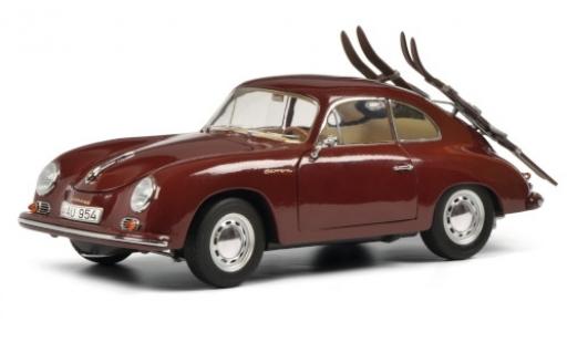 Diecast model cars Porsche 356 1/18 Schuco A red Skiurlaub Porsche 356 1/18 Schuco A red Skiurlaub diecast model cars