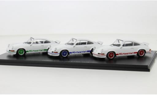 Diecast model cars Porsche 911 1/43 Schuco 3er-Set: 50 Jahre Carrera 2.7 RS weiss 1:43 Porsche 911 1/43 Schuco 3er-Set: 50 Jahre Carrera 2.7 RS weiss 1:43 diecast model cars