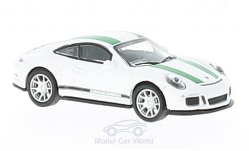 Diecast model cars Porsche 991 R 1/87 Schuco 911 () R white/green Porsche 991 R 1/87 Schuco 911 () R white/green diecast model cars