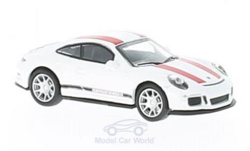 Diecast model cars Porsche 991 R 1/87 Schuco 911 () R white/red Porsche 991 R 1/87 Schuco 911 () R white/red diecast model cars