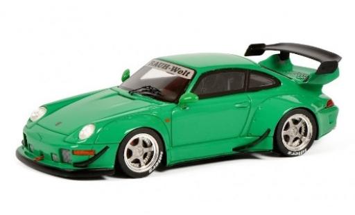 Diecast model cars Porsche 993 RWB 1/43 Schuco 911 () RAUH-Welt RWB green Porsche 993 RWB 1/43 Schuco 911 () RAUH-Welt RWB green diecast model cars