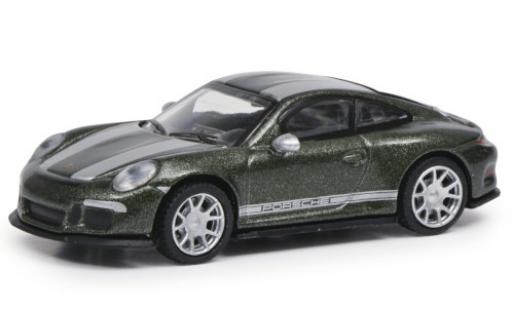 Diecast model cars Porsche 991 R 1/87 Schuco 911 R () metallic green/grey Porsche 991 R 1/87 Schuco 911 R () metallic green/grey diecast model cars