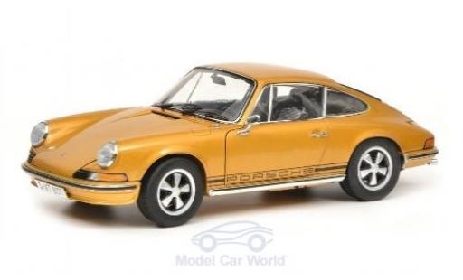 Diecast model cars Porsche 911 1/18 Schuco S gold 1973 Porsche 911 1/18 Schuco S gold 1973 diecast model cars