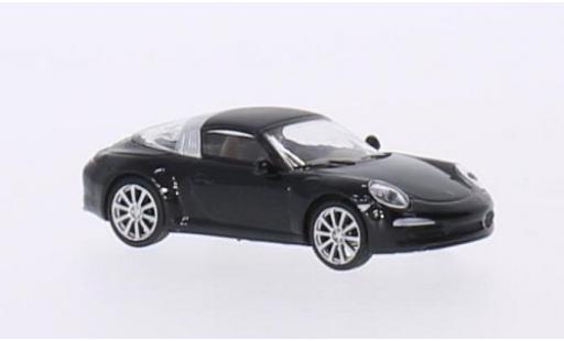 Diecast model cars Porsche 991 Targa 1/87 Schuco 911 Targa 4S () metallic black Porsche 991 Targa 1/87 Schuco 911 Targa 4S () metallic black diecast model cars