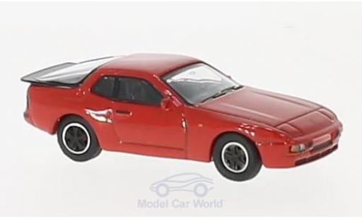 Porsche 944 1/87 Schuco red diecast model cars