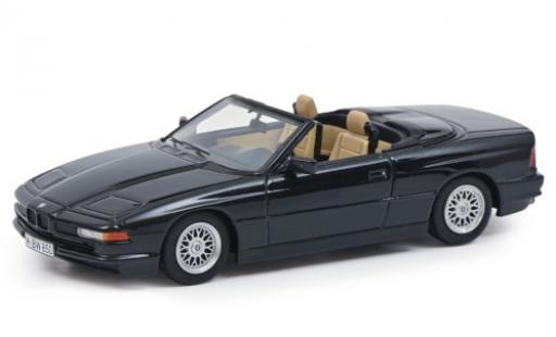 Bmw 850 1/43 Schuco Ci Cabriolet metallic black diecast model cars