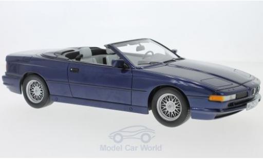 Bmw 850 1/18 Schuco i Cabriolet metallic blue diecast model cars