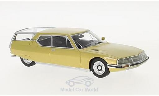 Citroen SM 1/43 Schuco Shooting Brake gold diecast model cars