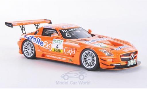 Diecast model cars Mercedes SLS 1/43 Schuco AMG GT3 No.4 MS Racing Team Kfzteile24 ADAC GT Masters 2012 Stoll/Dobitsch Mercedes SLS 1/43 Schuco AMG GT3 No.4 MS Racing Team Kfzteile24 ADAC GT Masters 2012 Stoll/Dobitsch diecast model cars
