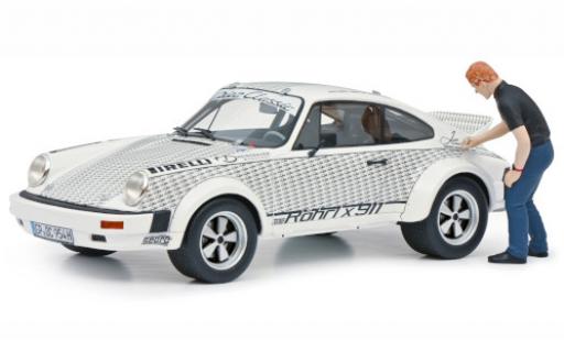 Diecast model cars Porsche 911 1/18 Schuco Röhrl x white/Dekor avec figurine Porsche 911 1/18 Schuco Röhrl x white/Dekor avec figurine diecast model cars