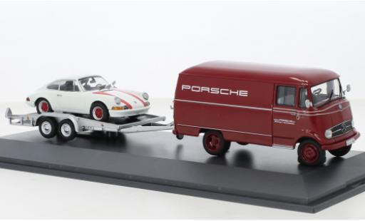 Diecast model cars Mercedes L319 1/43 Schuco Kasten Porsche Renndienst 1968 Mercedes L319 1/43 Schuco Kasten Porsche Renndienst 1968 diecast model cars