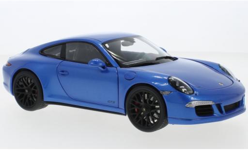 Diecast model cars Porsche 991 GTS 1/18 Schuco 911 (.1) metallise blue Porsche 991 GTS 1/18 Schuco 911 (.1) metallise blue diecast model cars