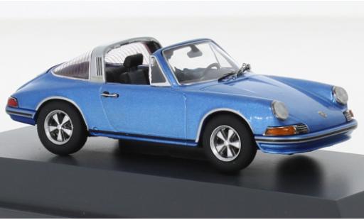 Diecast model cars Porsche 911 1/43 Schuco S Targa metallise blue 1971 Porsche 911 1/43 Schuco S Targa metallise blue 1971 diecast model cars