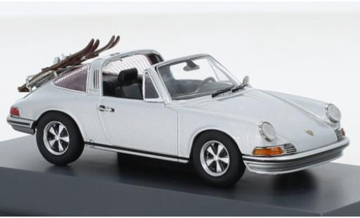 Diecast model cars Porsche 911 1/43 Schuco Targa grey Skiurlaub 1971 Porsche 911 1/43 Schuco Targa grey Skiurlaub 1971 diecast model cars