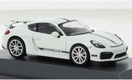 Porsche Cayman GT4 1/43 Schuco (981) white 2016 diecast model cars