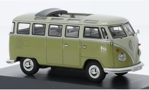 Diecast model cars Volkswagen T1 1/43 Schuco Samba la chaux/grey clair 1952 Volkswagen T1 1/43 Schuco Samba la chaux/grey clair 1952 diecast model cars