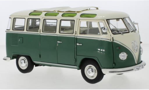 Volkswagen T1 1/18 Schuco b Samba green/white diecast model cars
