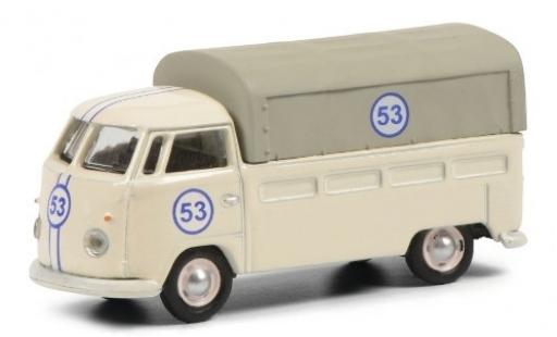 Diecast model cars Volkswagen T1 1/87 Schuco Pritsche No.53 Volkswagen T1 1/87 Schuco Pritsche No.53 diecast model cars