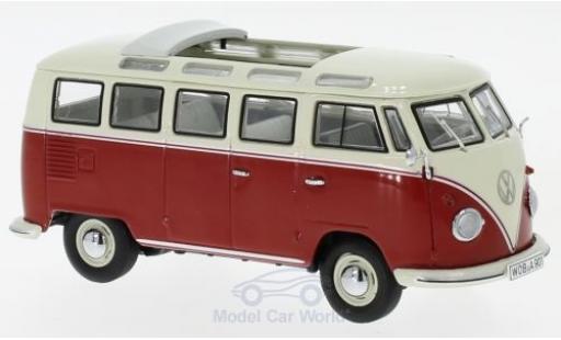 Diecast model cars Volkswagen T1 B 1/43 Schuco b Samba Bus red/beige Volkswagen T1 B 1/43 Schuco b Samba Bus red/beige diecast model cars