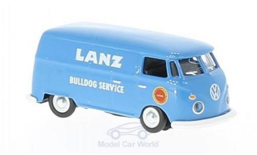 Diecast model cars Volkswagen T1 B 1/87 Schuco c blue Lanz Bulldog Service Kastenwagen Volkswagen T1 B 1/87 Schuco c blue Lanz Bulldog Service Kastenwagen diecast model cars