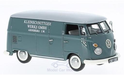 Diecast model cars Volkswagen T1 B 1/43 Schuco c Kleinschnittger Werke GmbH Kastenwagen mit Autohänger + Kleinschnittger Volkswagen T1 B 1/43 Schuco c Kleinschnittger Werke GmbH Kastenwagen mit Autohänger + Kleinschnittger diecast model cars