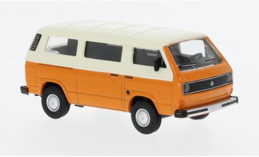Volkswagen T3 1/64 Schuco Bus orange/beige 1:64 diecast model cars