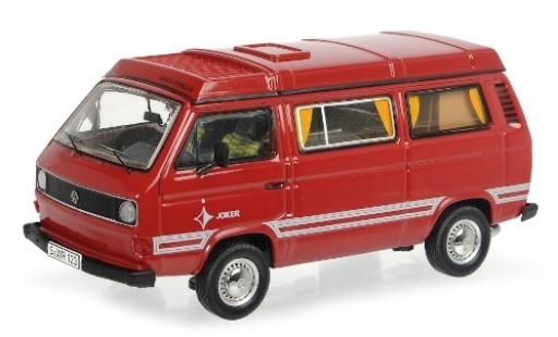 Volkswagen T3 1/43 Schuco b Westfalia Joker red/Dekor diecast model cars