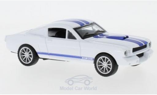 Diecast model cars Shelby Mustang 1/43 Shelby Collectibles GT350 white/blue 1965 Shelby Mustang 1/43 Shelby Collectibles GT350 white/blue 1965 diecast model cars