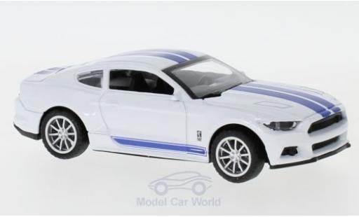 Diecast model cars Shelby Mustang 1/43 Shelby Collectibles GT350 white/blue 2016 Shelby Mustang 1/43 Shelby Collectibles GT350 white/blue 2016 diecast model cars