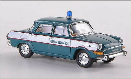 Skoda 1000 Police 1/87 Herpa MB Verejna Bezpecnost (CZ) diecast model cars