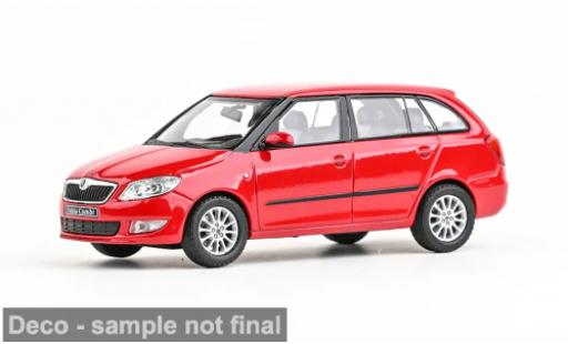 Diecast model cars Skoda Fabia FL II red 2013 1/43 Abrex