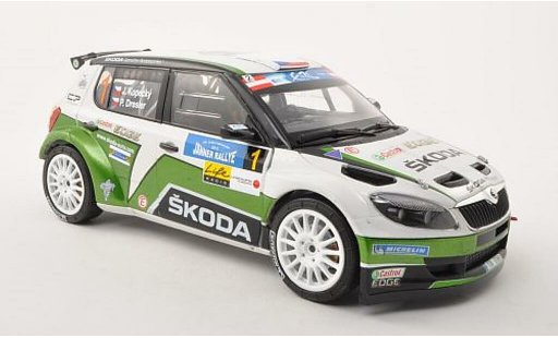 Skoda Fabia S2000 1/18 Abrex No.1 Janner Rally 2013 /P.Dresler diecast model cars