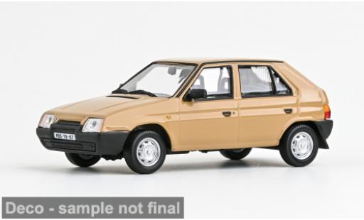 Skoda Favorit 1/43 Abrex 136L braun 1988 1:43 diecast model cars