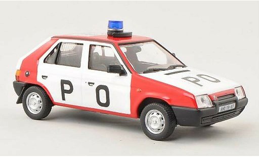 Skoda Favorit Livree Officielle 1/43 Abrex PO (Tschecjhische Fire brigade) 1987 diecast model cars