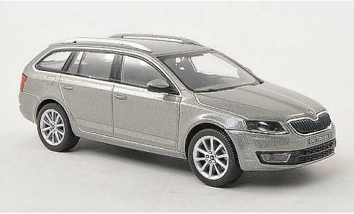 Skoda Octavia Combi 1/43 Abrex III grey 2013 diecast model cars