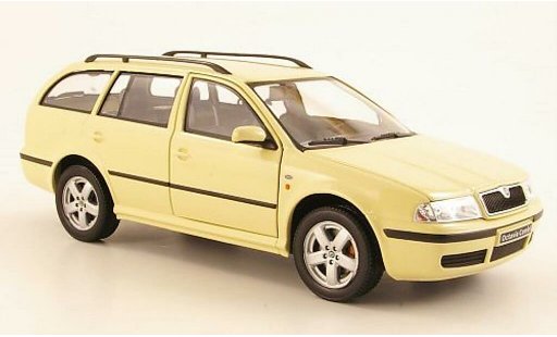 Skoda Octavia Combi 1/24 Abrex Tour beige diecast model cars