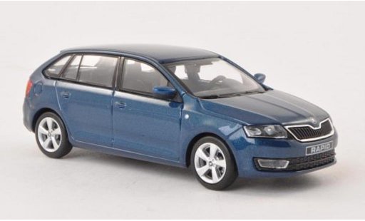 Skoda Rapid Spaceback ACE 1/43 Abrex Spaceback blue 2013 diecast model cars
